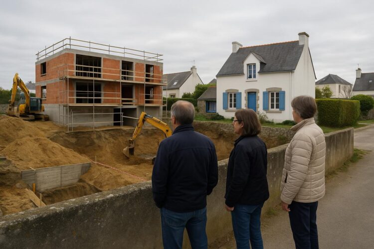Au Croisic, des riverains contestent un permis de construire avec sous-sol et redoutent des impacts sur le terrain
